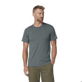 Royal Robbins Men’s T-shirts & Tanks Grey, Blue Model Close-up 66236
