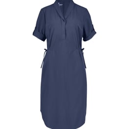 Royal Robbins Spotless Traveler Dress S/S Women’s Dresses Blue Main Front 81333