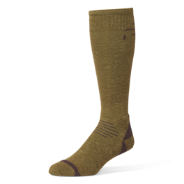 Royal Robbins Bug Barrier Venture Compression Sock Unisex Socks Brown, Green Main Front 51823