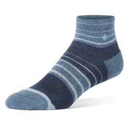 Royal Robbins Treetech Quarter Pattern Sock Unisex Socks Blue Main Front 55406