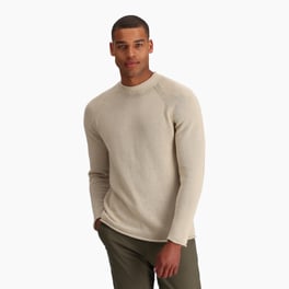 Royal Robbins Men’s Sweaters Brown, Beige Model Close-up 77654